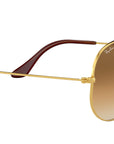 Aviator Gradient RB3025 001/51 Gold Brown