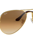 Aviator Gradient RB3025 001/51 Gold Brown