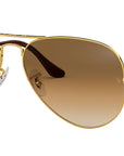 Aviator Gradient RB3025 001/51 Gold Brown