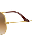 Aviator Gradient RB3025 001/51 Gold Brown