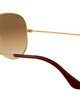 Aviator Gradient RB3025 001/51 Gold Brown