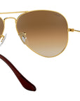 Aviator Gradient RB3025 001/51 Gold Brown