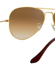 Aviator Gradient RB3025 001/51 Gold Brown