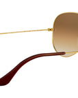 Aviator Gradient RB3025 001/51 Gold Brown