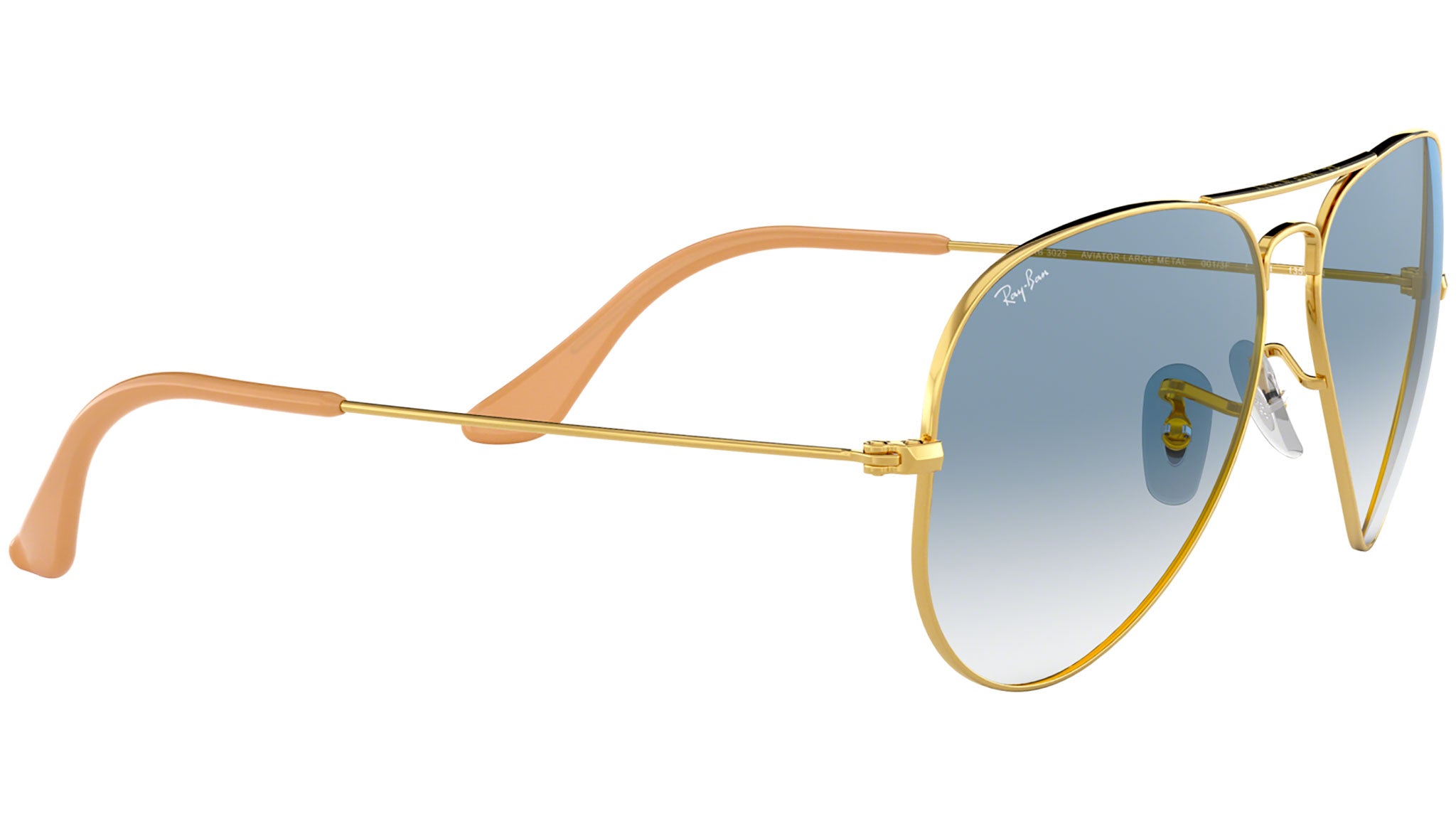 Aviator Gradient RB3025 001/3F Gold Blue