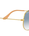 Aviator Gradient RB3025 001/3F Gold Blue