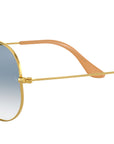 Aviator Gradient RB3025 001/3F Gold Blue