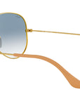 Aviator Gradient RB3025 001/3F Gold Blue