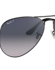 Aviator Gradient RB3025 004/78 Gunmetal Blue