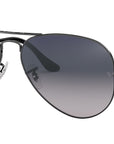 Aviator Gradient RB3025 004/78 Gunmetal Blue