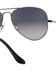 Aviator Gradient RB3025 004/78 Gunmetal Blue