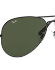 Aviator Large Metal II RB3026 L2821 Black Green