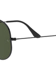 Aviator Large Metal II RB3026 L2821 Black Green