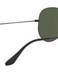 Aviator Large Metal II RB3026 L2821 Black Green