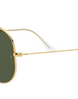 Aviator Large Metal II RB3026 L2846 Gold Green