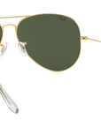 Aviator Large Metal II RB3026 L2846 Gold Green