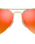 Aviator Flash Lenses RB3025 112/69 Gold Orange