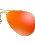 Aviator Flash Lenses RB3025 112/69 Gold Orange