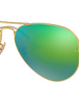 Aviator Flash Lenses RB3025 112/19 Matte Gold Green