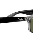 New Wayfarer Color Mix RB2132 black on transparent