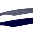 New Wayfarer Color Mix RB2132 matte blue on transparent