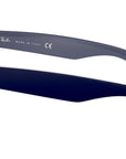 New Wayfarer Color Mix RB2132 matte blue on transparent