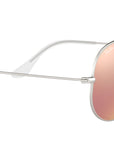 Aviator Flash Lenses RB3025 019/Z2 Matte Silver Copper