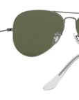 Aviator Flash Lenses RB3025 029/30 Matte Gunmetal Silver