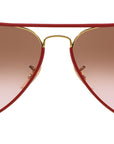 Aviator Full Color RB3025JM 001/X3 Red Brown