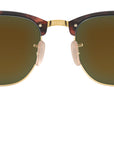 Clubmaster Flash Lenses RB3016 sand havana and gold