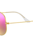 Aviator Flash Lenses RB3025 112/4T Gold Cyclamen Flash