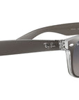 New Wayfarer Color Mix RB2132 gunmetal on transparent