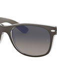 New Wayfarer Color Mix RB2132 gunmetal on transparent