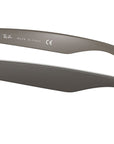 New Wayfarer Color Mix RB2132 gunmetal on transparent