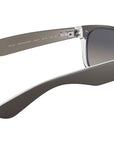 New Wayfarer Color Mix RB2132 gunmetal on transparent