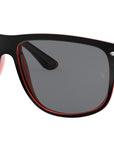 Boyfriend RB4147 617187 matte black on transparent red