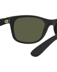 New Wayfarer Flash RB2132 rubber black green