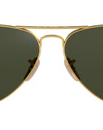 Aviator Havana Collection RB3025 181 Gold Green