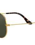 Aviator Havana Collection RB3025 181 Gold Green