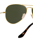 Aviator Havana Collection RB3025 181 Gold Green