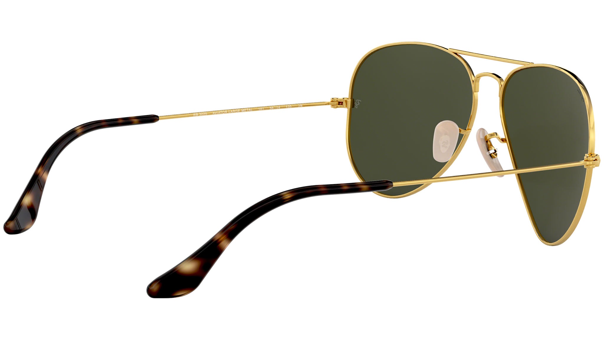 Aviator Havana Collection RB3025 181 Gold Green