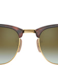 Clubmaster Flash Lenses RB3016 shiny red havana