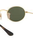 Oval Flat Lenses RB3547N 001 Gold Green