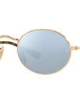 Oval Flat Lenses RB3547N 001/30 Gold Blue