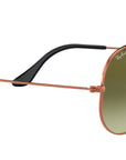 Aviator Gradient RB3025 9002A6 Bronze Green