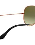 Aviator Gradient RB3025 9002A6 Bronze Green