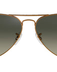 Aviator Gradient RB3025 197/71 Bronze Grey