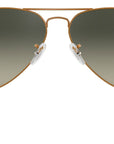 Aviator Gradient RB3025 197/71 Bronze Grey