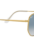 The Marshal RB3648 gold clear gradient blue