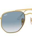 The Marshal RB3648 gold clear gradient blue